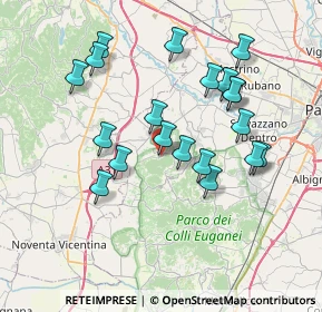 Mappa Via San Giorgio, 35030 Rovolon PD, Italia (7.0335)