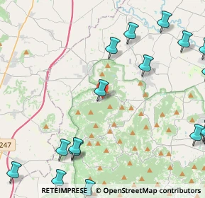 Mappa Via San Giorgio, 35030 Rovolon PD, Italia (6.58368)