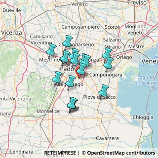 Mappa Piazza Falcone e Borsellino, 35020 Ponte San Nicolò PD, Italia (10.09235)