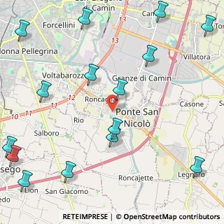 Mappa Piazza Falcone e Borsellino, 35020 Ponte San Nicolò PD, Italia (3.07933)