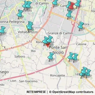 Mappa Piazza Falcone e Borsellino, 35020 Ponte San Nicolò PD, Italia (3.0925)