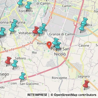 Mappa Piazza Falcone e Borsellino, 35020 Ponte San Nicolò PD, Italia (3.10706)