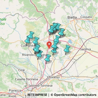 Mappa Strada Romano Montalenghe, 10010 Scarmagno TO, Italia (10.34421)