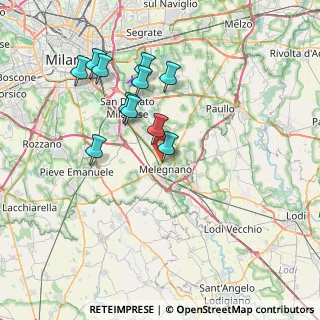 Mappa Strada Statale, 20077 Melegnano MI, Italia (6.97455)