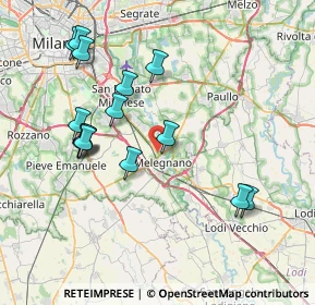 Mappa Strada Statale, 20098 San Giuliano milanese MI, Italia (7.91533)