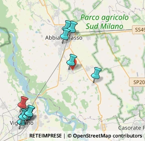 Mappa Via Fratelli Rosselli, 20080 Ozzero MI, Italia (5.39273)