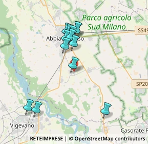 Mappa Via Fratelli Rosselli, 20080 Ozzero MI, Italia (3.60231)