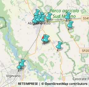 Mappa Via Fratelli Rosselli, 20080 Ozzero MI, Italia (3.72571)
