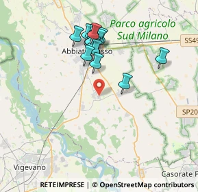 Mappa Via Fratelli Rosselli, 20080 Ozzero MI, Italia (3.44)