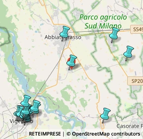 Mappa Via Fratelli Rosselli, 20080 Ozzero MI, Italia (6.68611)
