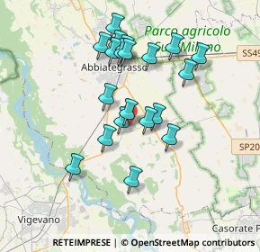 Mappa Via Fratelli Rosselli, 20080 Ozzero MI, Italia (3.229)