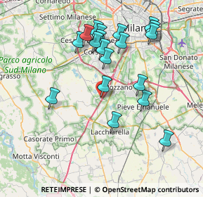 Mappa Via Carlo Marx, 20058 Zibido San Giacomo MI, Italia (7.58737)