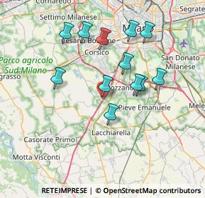 Mappa Via Carlo Marx, 20080 Zibido San Giacomo MI, Italia (6.72167)