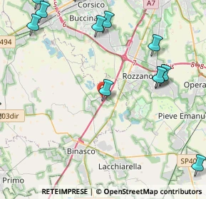 Mappa Via Carlo Marx, 20058 Zibido San Giacomo MI, Italia (6.60105)