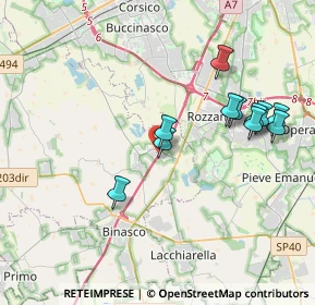 Mappa Via Carlo Marx, 20080 Zibido San Giacomo MI, Italia (3.76909)