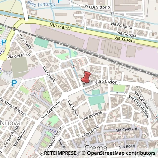 Mappa Via Stazione,  86, 26013 Crema, Cremona (Lombardia)