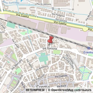 Mappa Via Stazione, 50, 26013 Crema, Cremona (Lombardia)