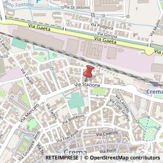 Mappa Via Stazione, 50, 26013 Crema, Cremona (Lombardia)