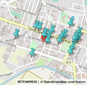 Mappa Via Michelangelo Buonarroti, 13048 Santhià VC, Italia (0.2255)