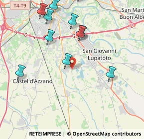 Mappa Via Elisa Salerno, 37060 Buttapietra VR, Italia (6.226)