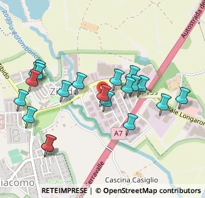 Mappa Via I Maggio, 20080 Zibido San Giacomo MI, Italia (0.481)