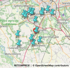 Mappa Via Martelli, 20080 Zibido San Giacomo MI, Italia (7.35375)