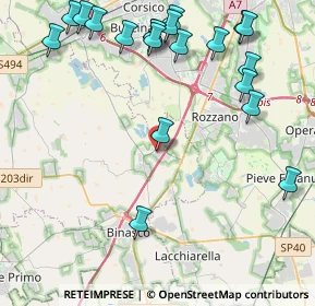 Mappa Via I Maggio, 20080 Zibido San Giacomo MI, Italia (5.3635)