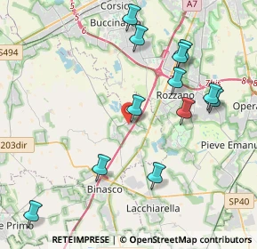 Mappa Via Martelli, 20080 Zibido San Giacomo MI, Italia (4.33583)