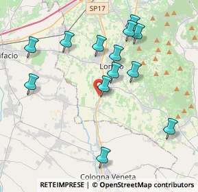 Mappa Via fattorelle, 36045 Lonigo VI, Italia (4.06)