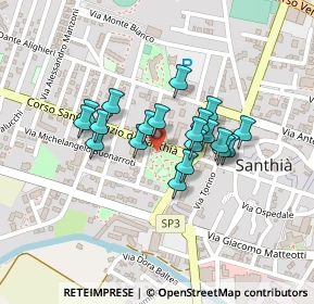 Mappa Corso Sant'Ignazio, 13048 Santhià VC, Italia (0.1565)