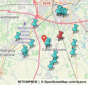 Mappa Via Chiodo, 37069 Villafranca di Verona VR, Italia (4.1365)