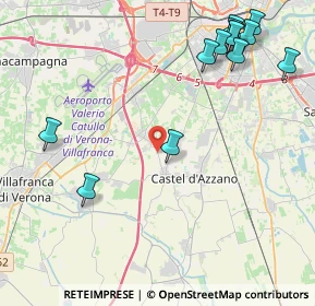 Mappa Via Chiodo, 37069 Villafranca di Verona VR, Italia (5.40538)