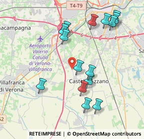 Mappa Via Chiodo, 37069 Villafranca di Verona VR, Italia (4.138)