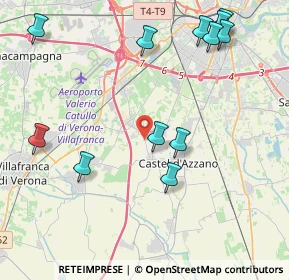 Mappa Via Chiodo, 37069 Villafranca di Verona VR, Italia (4.9275)
