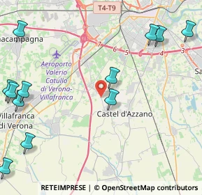 Mappa Via Chiodo, 37069 Villafranca di Verona VR, Italia (6.09417)