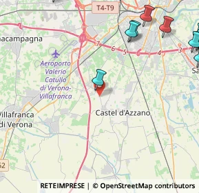 Mappa Via Chiodo, 37069 Villafranca di Verona VR, Italia (6.67167)
