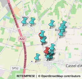 Mappa Via Chiodo, 37069 Villafranca di Verona VR, Italia (0.8235)