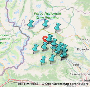 Mappa Via Mottera, 10070 Chialamberto TO, Italia (10.873)