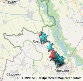 Mappa Viale delle Rimembranze, 27023 Cassolnovo PV, Italia (4.1975)