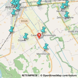 Mappa Zona industriale di caselle sp, 20081 Morimondo MI, Italia (3.35077)