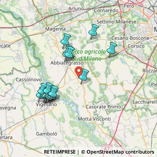 Mappa Zona industriale di caselle sp, 20081 Morimondo MI, Italia (7.63778)