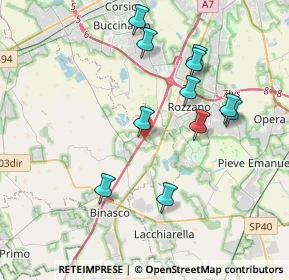 Mappa Via Giuseppe Verdi, 20080 Zibido San Giacomo MI, Italia (3.75182)