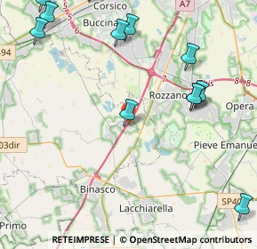 Mappa Via Giuseppe Verdi, 20080 Zibido San Giacomo MI, Italia (6.58263)