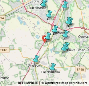 Mappa Via Giuseppe Verdi, 20080 Zibido San Giacomo MI, Italia (3.94846)