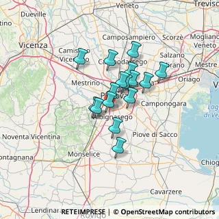 Mappa Raccordo Padova Sud, 35020 Albignasego PD, Italia (9.22875)