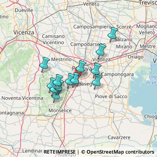 Mappa Raccordo Padova Sud, 35020 Albignasego PD, Italia (11.06308)