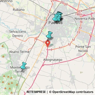 Mappa Raccordo Padova Sud, 35020 Albignasego PD, Italia (4.40154)