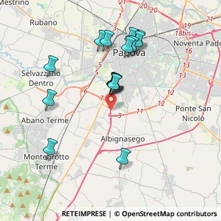 Mappa Raccordo Padova Sud, 35020 Albignasego PD, Italia (3.7525)