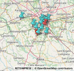 Mappa Via Fratelli Cervi, 20080 Zibido San Giacomo MI, Italia (9.31231)