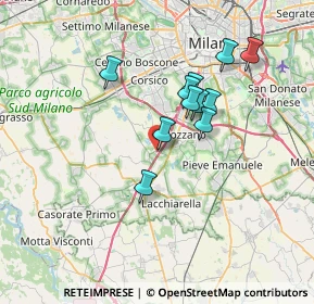 Mappa Via Fratelli Cervi, 20080 Zibido San Giacomo MI, Italia (5.82909)